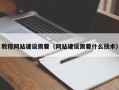 新余教程网站建设需要（网站建设需要什么技术）