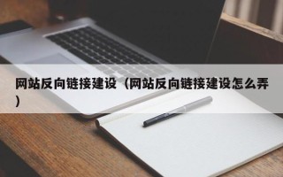 新余网站反向链接建设（网站反向链接建设怎么弄）